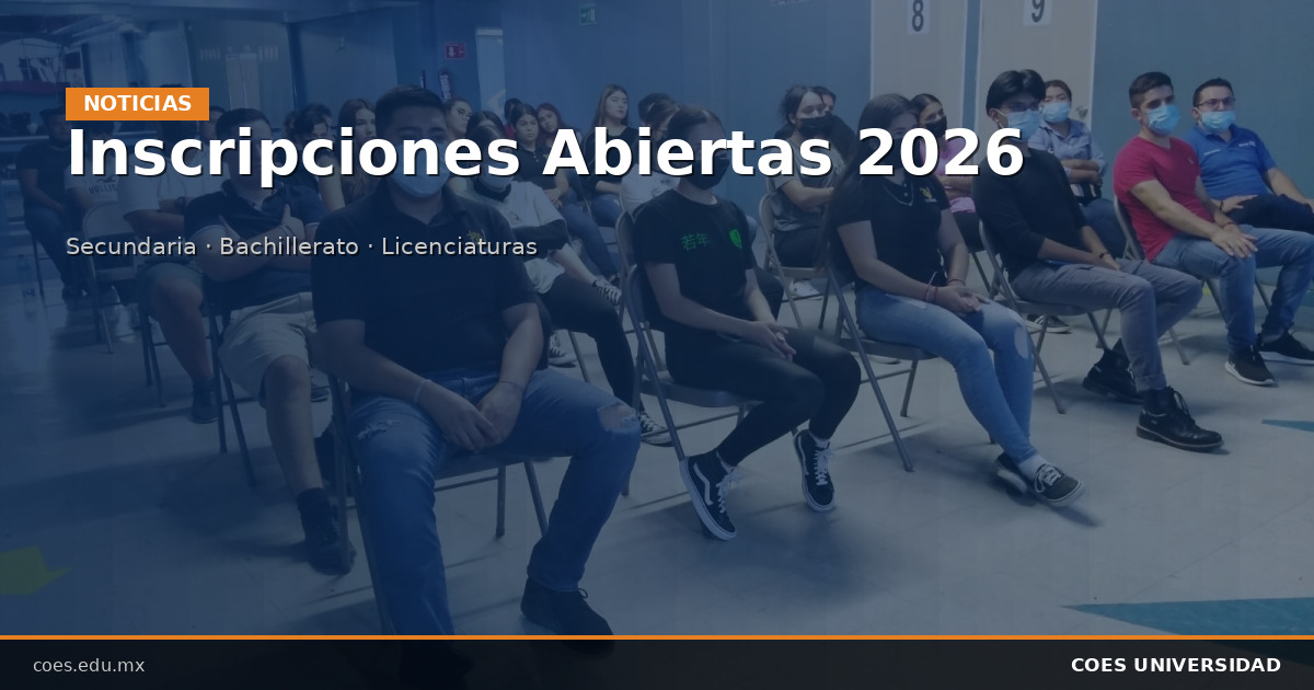 Inscripciones Abiertas 2026