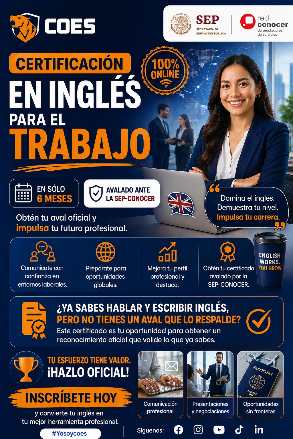 Certificación de Inglés para el Trabajo - COES